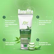 Liv Neem and Aloe Vera Facewash  Pack Of 2 <br> ( 60ML X 2 )