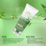 Liv Neem and Aloe Vera Facewash  Pack Of 2 <br> ( 60ML X 2 )