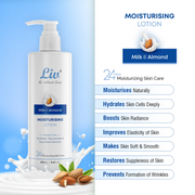 Liv Milk and Almond Oil Body Lotion |  250 ML