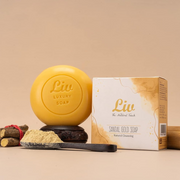 Liv Sandal Gold Soap Pack of 4 (150g X 4)